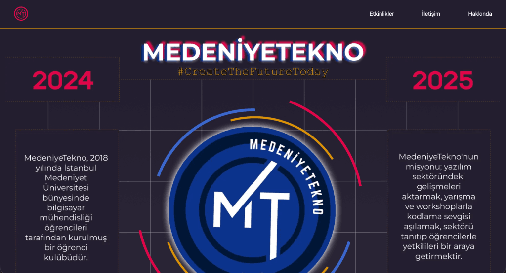 MedeniyeTekno Homepage